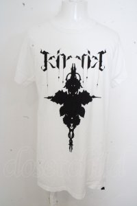 【SALE】kiryuyrik Tシャツ.DropShoulderT-Shirts Shadow Rose /ホワイト/S O-23-07-23-015-ki-ts-YM-ZT391
