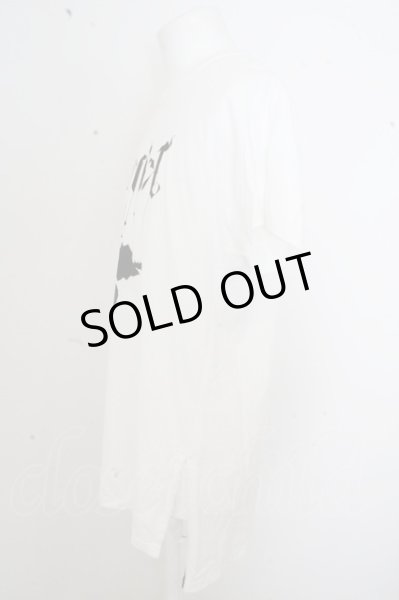 画像4: kiryuyrik Tシャツ.DropShoulderT-Shirts Shadow Rose /ホワイト/S O-23-07-23-015-ki-ts-YM-ZT163 (4)