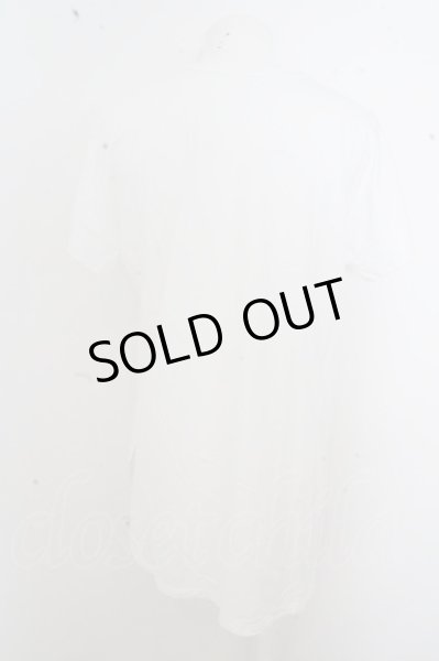 画像5: kiryuyrik Tシャツ.DropShoulderT-Shirts Shadow Rose /ホワイト/S O-23-07-23-015-ki-ts-YM-ZT163 (5)