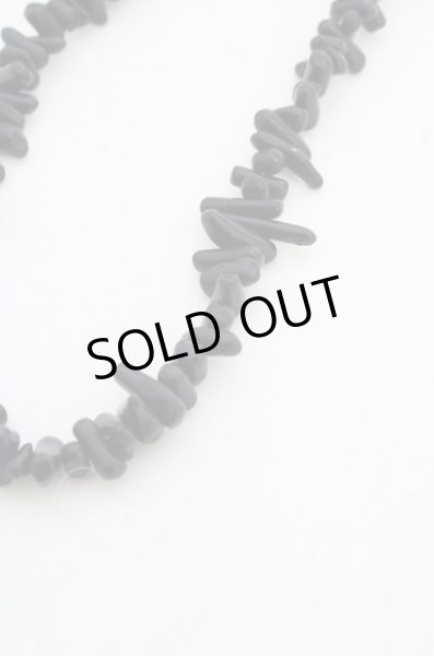 画像3: HARE ネックレス.コーラルビーズ /ブラックｘシルバー/F O-23-07-24-008-HA-za-YM-ZT412 (3)