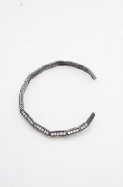 画像2: FUGA ブレスレット.スワロフスキーバングル /シルバー/ O-23-07-24-013-FU-za-YM-ZT147 (2)