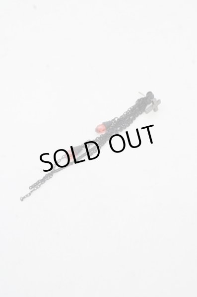 画像2: VAMPROSE ピアス.BITEII /ガンメタ×レッド/- O-23-07-24-032-VA-za-YM-ZT412 (2)