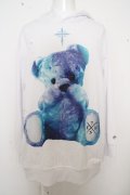 【セール】TRAVAS TOKYO パーカー.FURRY BEARプルオーバー'22SS /ホワイト/F O-23-07-25-001-TR-to-IG-ZT069