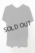 【SALE】NO ID. Tシャツ.【タグ付き】ロイヤルクールＶ /ブラック/1 O-23-07-25-026-NO-ts-YM-ZT425