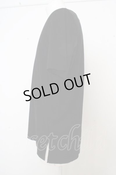 画像2: NO ID. Tシャツ.【タグ付き】ロイヤルクールＶ /ブラック/1 O-23-07-25-026-NO-ts-YM-ZT425 (2)