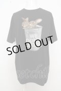 【SALE】MILK BOY Tシャツ.【タグ付き】BUNNY TRASH /ブラック/XL O-23-07-25-027-MI-ts-YM-ZT425