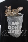 画像2: 【SALE】MILK BOY Tシャツ.【タグ付き】BUNNY TRASH /ブラック/XL O-23-07-25-027-MI-ts-YM-ZT425 (2)