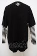 画像4: REFLEM カットソー.ボーダーリング'20SS /ブラック（記載ブルー）/F O-23-07-25-034-RE-to-YM-ZT387 (4)
