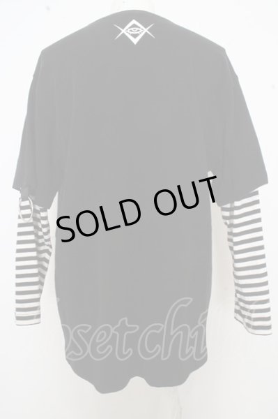 画像4: REFLEM カットソー.ボーダーリング'20SS /ブラック（記載ブルー）/F O-23-07-25-034-RE-to-YM-ZT387 (4)