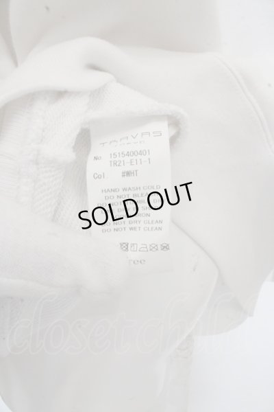 画像5: TRAVAS TOKYO パーカー.FURRY BEARプルオーバー'21SS /ホワイト/F O-23-07-25-004-TR-to-YM-ZT070