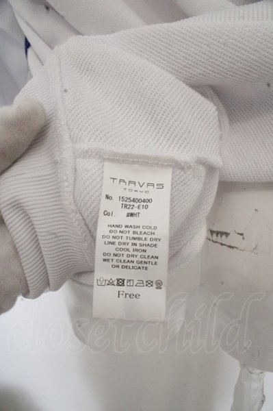 画像5: TRAVAS TOKYO パーカー.FURRY BEARプルオーバー'22SS /ホワイト/F O-23-07-25-001-TR-to-IG-ZT069 (5)