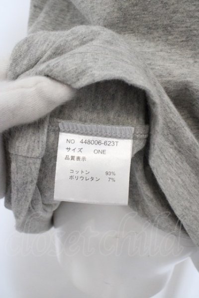 画像3: 【SALE】NO ID. BLACK Tシャツ.クラウドクロスプリント /グレー/ONE O-23-07-25-014-NO-ts-YM-ZT402