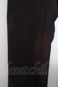画像2: 【セール】NO ID. BLACK パンツ.グラデーションプリントアンクルイージートラウザーズ /レッド/3 O-23-07-26-037-NO-pa-YM-ZT227 (2)