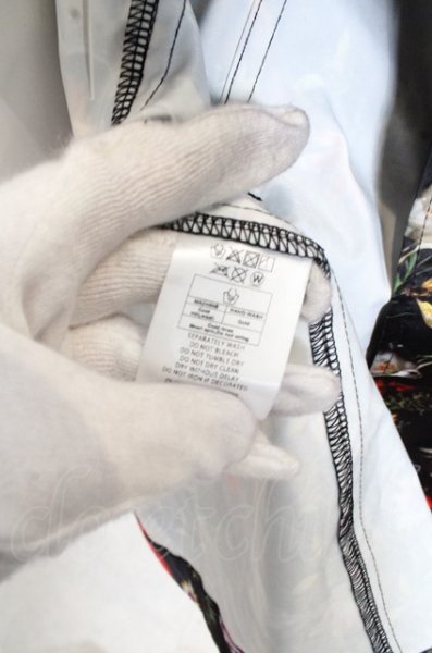 画像5: NO ID. BLACK コート.【タグ付き】フラワープリントトレンチ /ブラックｘレッド/2 O-23-07-26-007-NO-ou-YM-ZT226 (5)