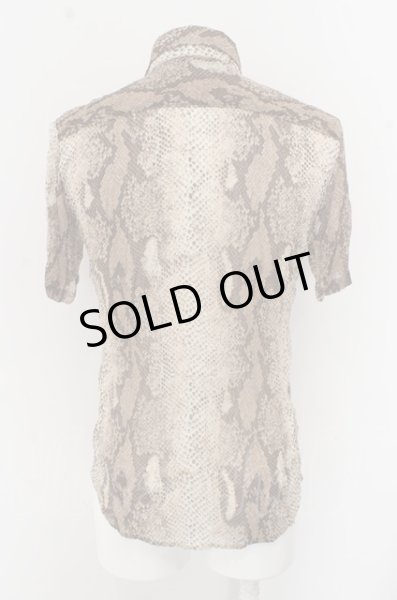 画像3: TORNADO MART シャツ.パイソンシースルー半袖'15SS /ブラウン/M O-23-07-28-033-TO-sh-YM-ZT393 (3)