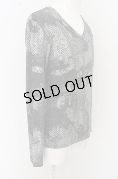 画像2: TORNADO MART カットソー.起毛針抜ヘリンボンPT /グレー/M O-23-07-28-034-TO-ts-YM-ZT119 (2)