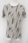 【セール】TORNADO MART Tシャツ.サマーニット総柄 /グレー/ O-23-07-28-045-TO-ts-YM-ZT119