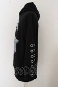 画像2: 【SALE】TRAVAS TOKYO パーカー.Rabbicorn ribbon lace-up hoodie'19AW /ブラック/F O-23-07-28-013-TR-to-IG-ZT435 (2)