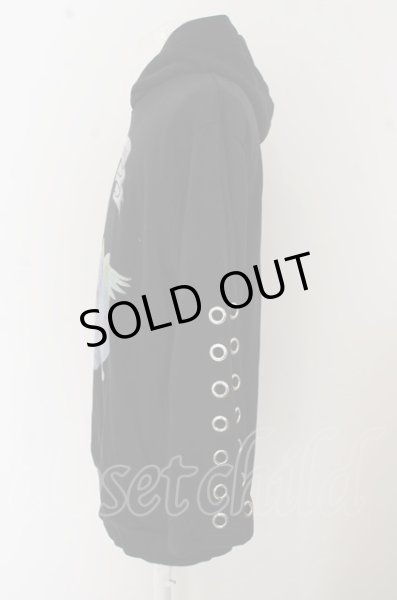 画像2: TRAVAS TOKYO パーカー.Rabbicorn ribbon lace-up hoodie'19AW /ブラック/F O-23-07-28-013-TR-to-IG-ZT435 (2)