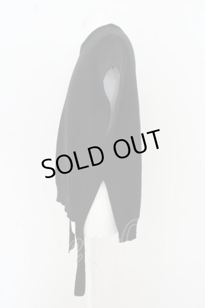 画像2: ZARA ニット.スリットコードサイドノースリーブ /ブラック/EU S O-23-08-02-001-ZA-to-YM-ZT405 (2)