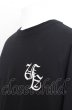 画像2: AGEM/9 Tシャツ.メッシュレイヤードラインストーン /ブラック/F O-23-08-09-039-AG-ts-YM-ZT427 (2)