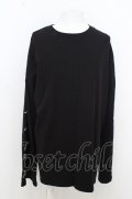 【SALE】minority カットソー.人ノ心ニ巣喰ウ闇Sweatshirt /ブラック/F O-23-08-09-044-MI-sh-YM-ZT069