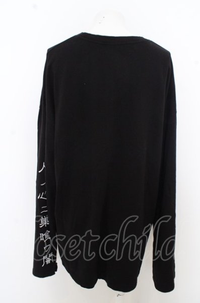 画像4: minority カットソー.人ノ心ニ巣喰ウ闇Sweatshirt /ブラック/F O-23-08-09-044-MI-sh-YM-ZT069 (4)