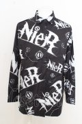 【SALE】NieR Clothing シャツ.ORIGINAL Y-Shirt /ブラック?ホワイト/F O-23-08-09-007-Ni-sh-IG-ZT180