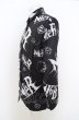 画像2: NieR Clothing シャツ.ORIGINAL Y-Shirt /ブラック?ホワイト/F O-23-08-09-007-Ni-sh-IG-ZT180 (2)