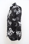画像2: 【SALE】NieR Clothing シャツ.ORIGINAL Y-Shirt /ブラック?ホワイト/F O-23-08-09-007-Ni-sh-IG-ZT180 (2)