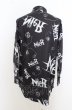 画像4: NieR Clothing シャツ.ORIGINAL Y-Shirt /ブラック?ホワイト/F O-23-08-09-007-Ni-sh-IG-ZT180 (4)