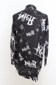 画像4: 【SALE】NieR Clothing シャツ.ORIGINAL Y-Shirt /ブラック?ホワイト/F O-23-08-09-007-Ni-sh-IG-ZT180 (4)