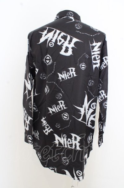 画像4: 【SALE】NieR Clothing シャツ.ORIGINAL Y-Shirt /ブラック?ホワイト/F O-23-08-09-007-Ni-sh-IG-ZT422