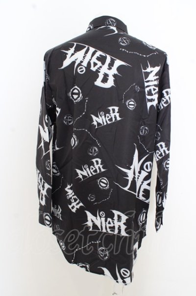 画像4: 【SALE】NieR Clothing シャツ.ORIGINAL Y-Shirt /ブラック?ホワイト/F O-23-08-09-007-Ni-sh-IG-ZT180