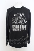 【SALE】NieR Clothing カットソー.BABYプリント /ブラック?シルバー/LL O-23-08-09-009-Ni-to-IG-ZT180