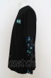 画像2: NieR Clothing カットソー.FAKE LAYERED CUTSEW【海月】 /ブラック?ブルー/ O-23-08-09-010-Ni-to-IG-ZT422 (2)