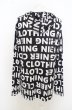 画像4: NieR Clothing パーカー.ロゴ総柄 /ブラック?ホワイト/F O-23-08-09-012-Ni-to-IG-ZT045 (4)