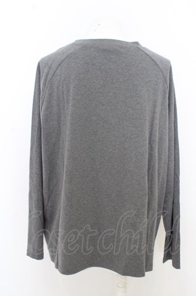 画像2: 【SALE】NieR Clothing カットソー.LOGO刺繍 GRAY CUTSEW /グレー/ O-23-08-09-003-Ni-to-IG-ZT180