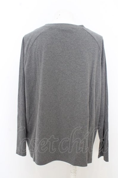 画像2: NieR Clothing カットソー.LOGO刺繍 GRAY CUTSEW /グレー/ O-23-08-09-003-Ni-to-IG-ZT180 (2)