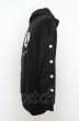 画像2: NieR Clothing パーカー.BLACK SLEEVE BUTTON HOODIE /ブラック/F O-23-08-09-023-Ni-to-IG-ZT408 (2)