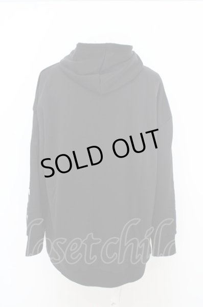 画像4: NieR Clothing パーカー.BLACK SLEEVE BUTTON HOODIE /ブラック/F O-23-08-09-023-Ni-to-IG-ZT408 (4)