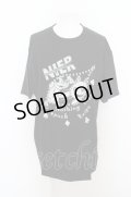 【SALE】NieR Clothing Tシャツ.NieRちゃんNieRくんptビッグ /ブラック/XXXL O-23-08-09-024-Ni-ts-IG-ZT407