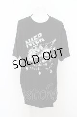 【SALE】NieR Clothing Tシャツ.NieRちゃんNieRくんptビッグ /ブラック/XXXL O-23-08-09-024-Ni-ts-IG-ZT407