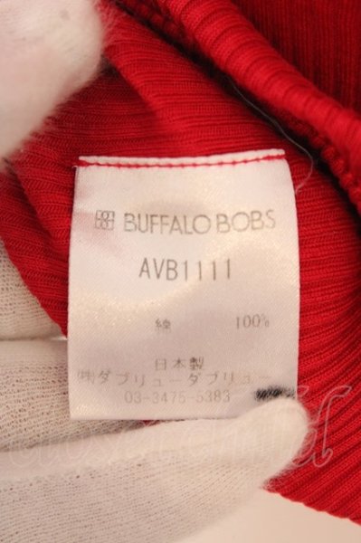 画像4: BUFFALO BOBS Tシャツ.ビッグバインダーテレコ /レッド/2 O-23-08-19-031-BU-ts-YM-ZT160 (4)