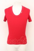 【SALE】BUFFALO BOBS Tシャツ.ビッグバインダーテレコ /レッド/2 O-23-08-19-033-BU-ts-YM-ZT160
