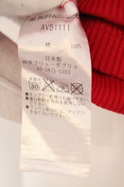 画像4: BUFFALO BOBS Tシャツ.ビッグバインダーテレコ /レッド/2 O-23-08-19-034-BU-ts-YM-ZT160 (4)