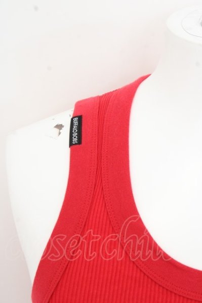 画像2: BUFFALO BOBS タンクトップ.ビッグバインダーテレコNS /レッド/2 O-23-08-19-036-BU-to-YM-ZT160 (2)