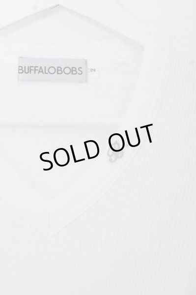 画像2: BUFFALO BOBS カットソー.ビッグバインダーテレコLS /ホワイト/2 O-23-08-19-047-BU-to-YM-ZT430 (2)