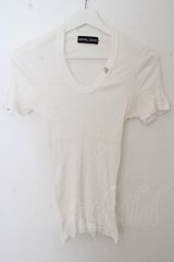 【SALE】BUFFALO BOBS Tシャツ.ビッグバインダーテレコ /ホワイト（微かにピンク系/2 O-23-08-19-049-BU-ts-YM-ZT429