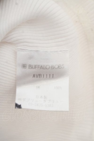 画像4: 【SALE】BUFFALO BOBS Tシャツ.ビッグバインダーテレコ /ホワイト（微かにピンク系/2 O-23-08-19-049-BU-ts-YM-ZT429